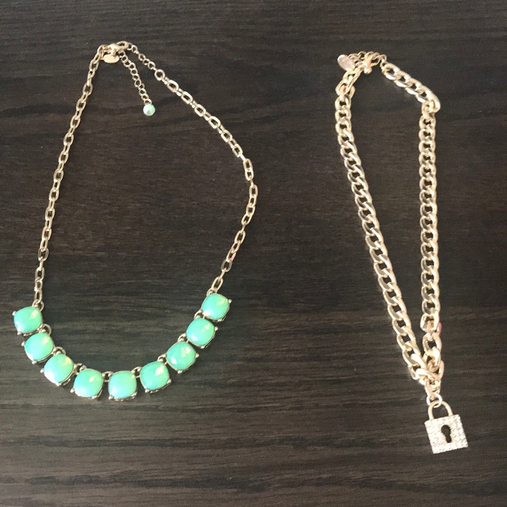 Lot of 2 Gold Necklaces